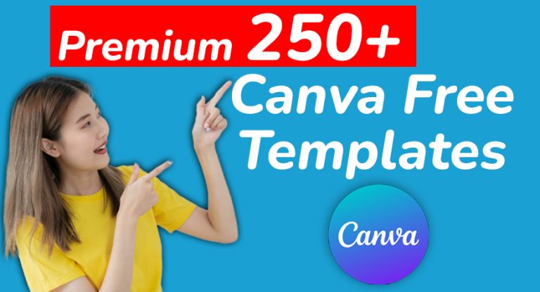250 canva free template
